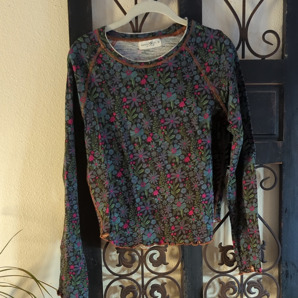 NATURAL LIFE Multicolor Floral Sweatshirt